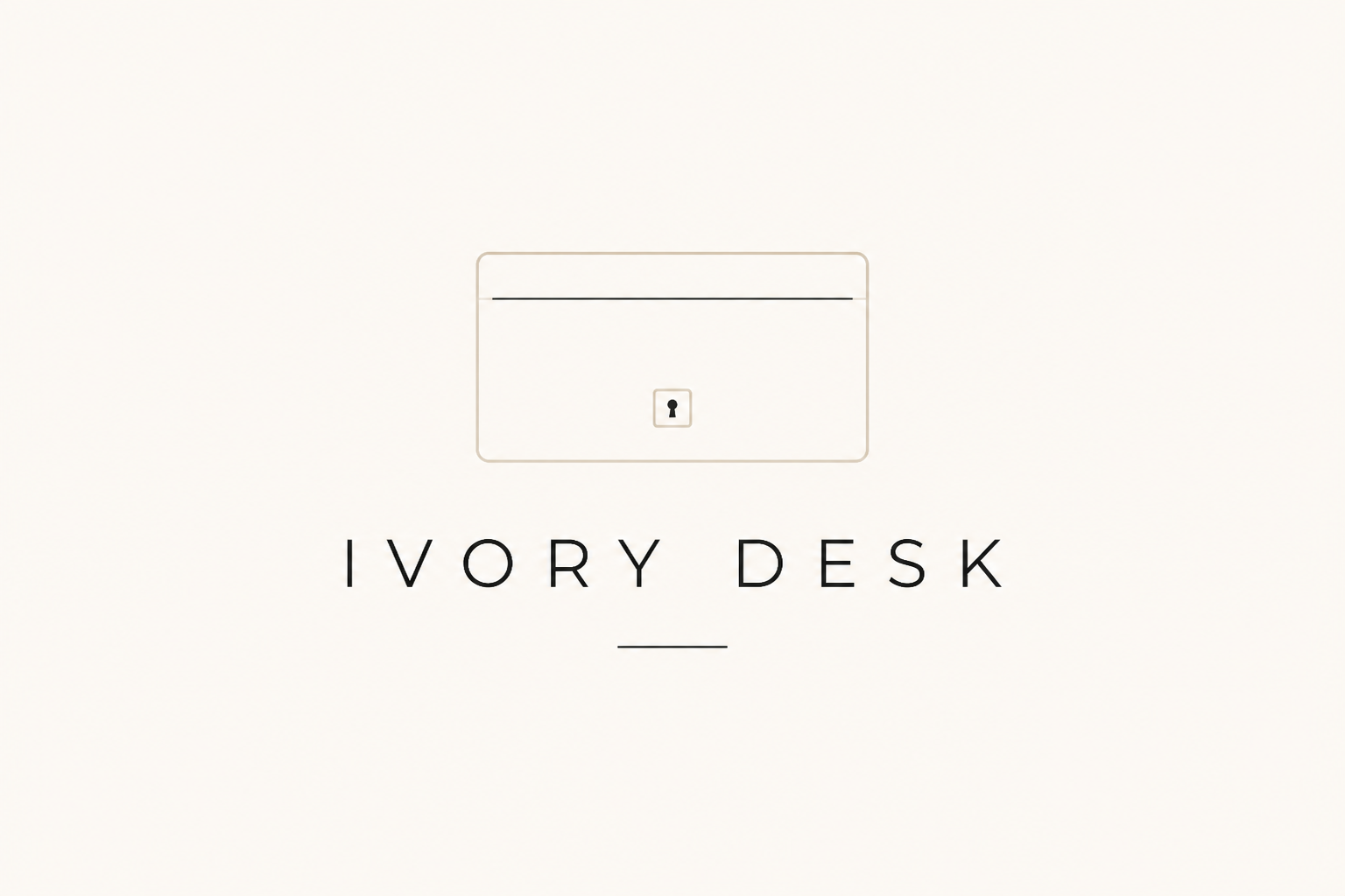 Ivory Desk lockup